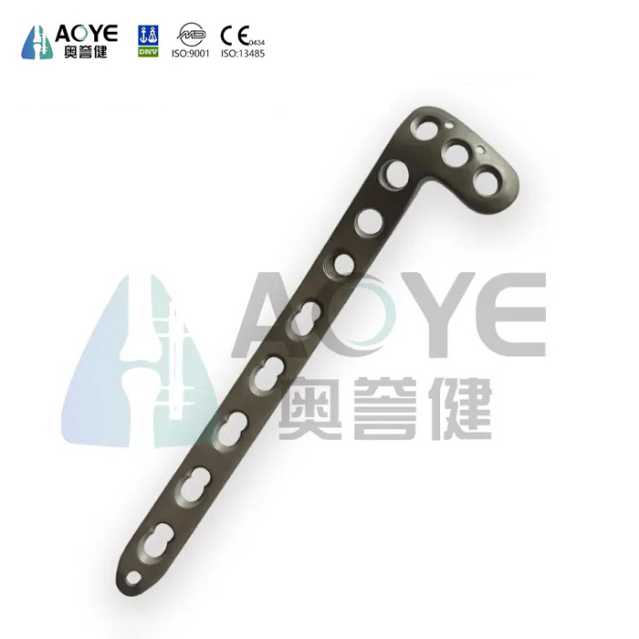 Plaque de verrouillage du tibia proximal en forme de L