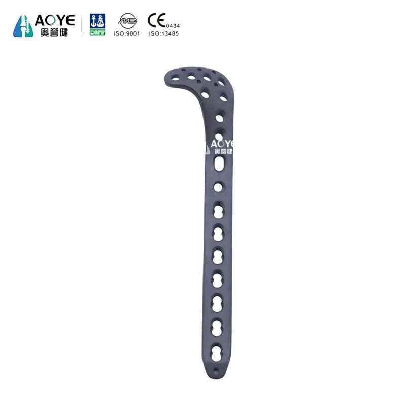 Plaque de verrouillage en forme de L pour tibia proximal (tête avec 7 trous)