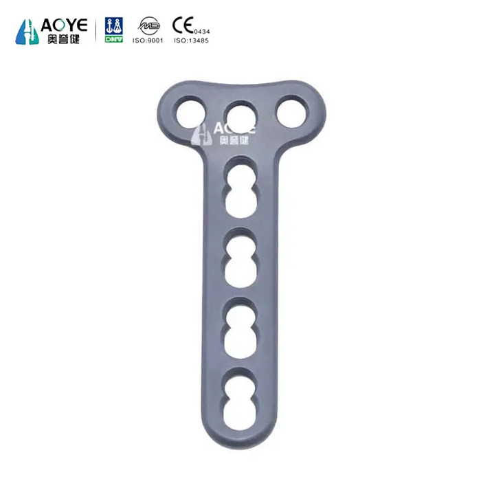 Plaque de verrouillage de type T pour rayon distal