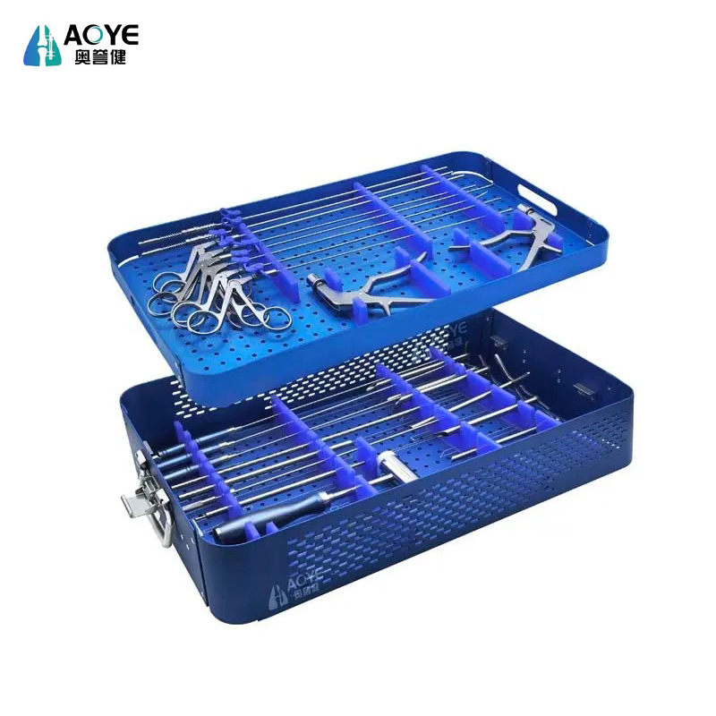 Ensemble d'instruments de chirurgie du disque intervertébral monoportal | Colonne vertébrale mini-invasive